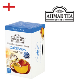 Ahmad Tea Cold Brew Black Tea Peach & Passion Fruit 20x2g